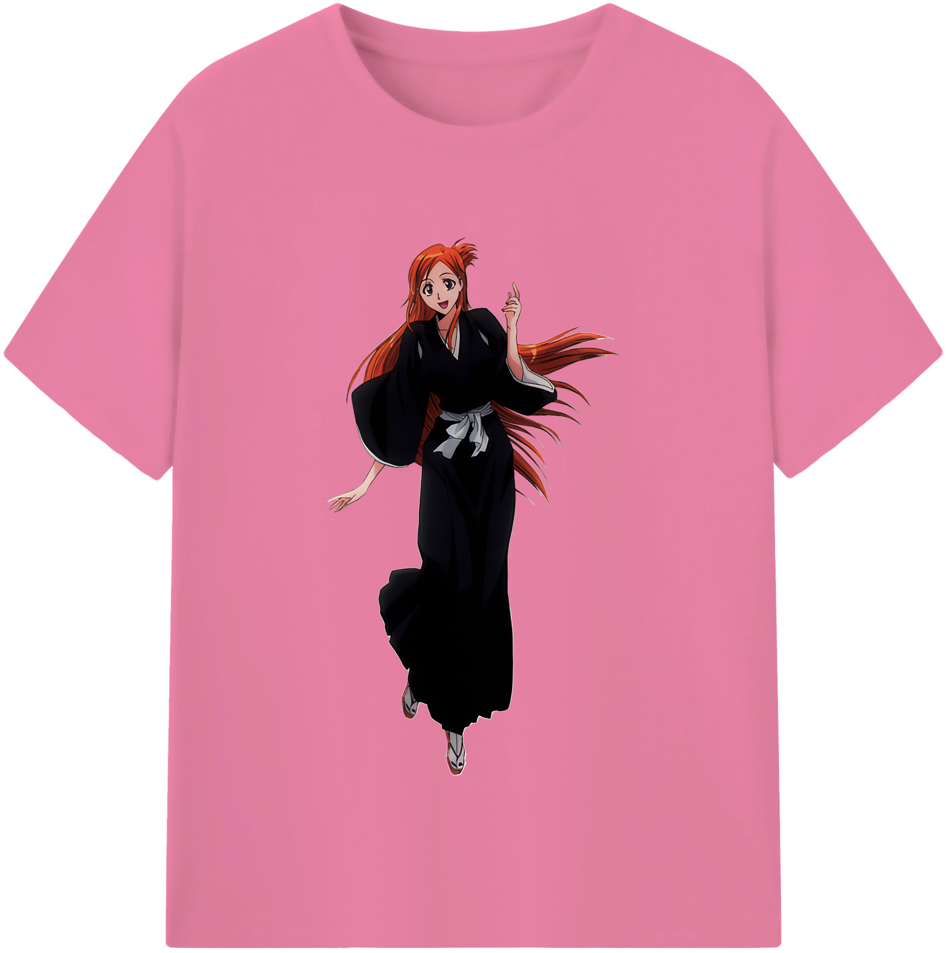 （画像用） ブリーチ 井上織姫（いのうえおりひめ） BLEACH Inoue Orihime 綿100％半袖Tシャツ（フロントプリント）